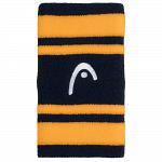 Head Striped Wristband 5'' Navy / Banana - 2 szt.